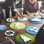 53124159 – icon symbol communication internet digital concept